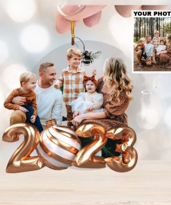 2023 Christmas Photo Ornament   Personalized Photo Mica Ornament   Christmas Gift For Family Member