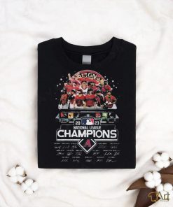 2023 National League Champions Arizona Diamondbacks Signature T Shirt