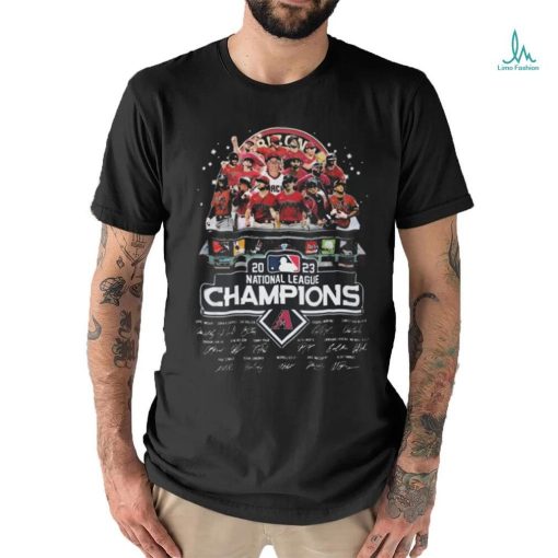 2023 National League Champions Arizona Diamondbacks Signature T Shirt