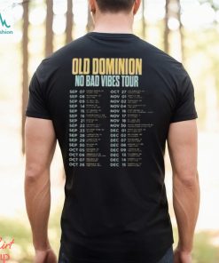 2023 Old Dominion No Bad Vibes Tour Vintage Concert Shirt For True Fans Merch Fan Gift Classic Shirt