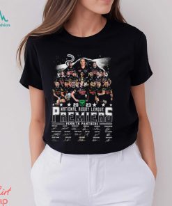 2023 national rugby league Premiers Penrith Panthers signatures shirt