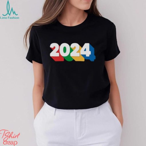 2024 Colorful Happy New Year shirt