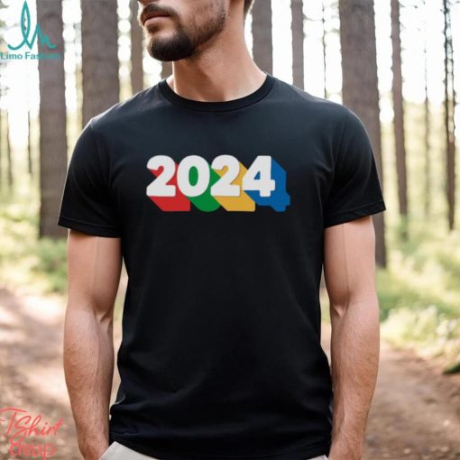 2024 Colorful Happy New Year shirt