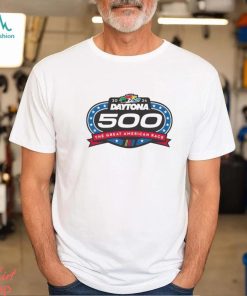 2024 Daytona 500 Checkered flag sports logo the great American race shirt