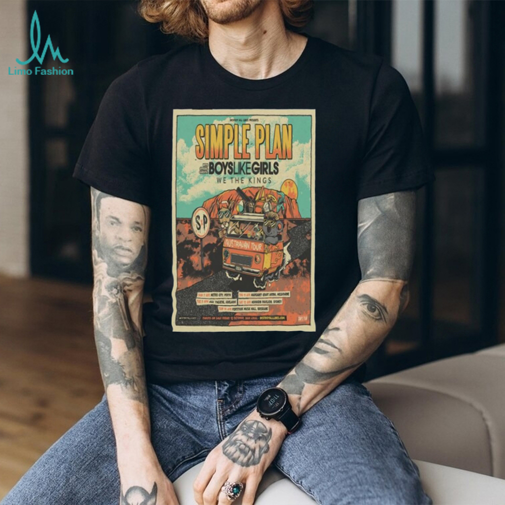 2024 Simple Plan Australian Tour Poster Shirt 2024 Simple Plan Australian Tour Poster Shirt