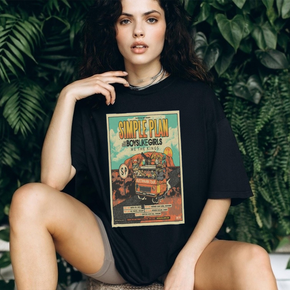 2024 Simple Plan Australian Tour Poster Shirt 2024 Simple Plan Australian Tour Poster Shirt