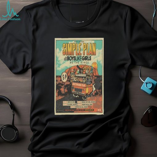 2024 Simple Plan Australian Tour Poster Shirt