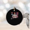 Two Side Printed Christmas Ornaments Collectible Tree Decorations,Santa Claus Portrait, for Family