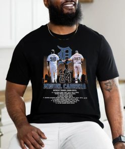 24 Miguel Cabrera Detroit Tigers 2008 2023 Signatures Shirt