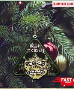 2D Aces High Triangle Iron Maiden New Autumn Merch Store World Tour Christmas Tree Decorations Ornament