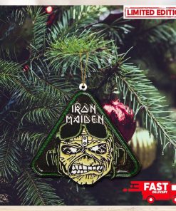 2D Aces High Triangle Iron Maiden New Autumn Merch Store World Tour Christmas Tree Decorations Ornament