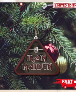 2D Iron Maiden Triangle Logo New Autumn Merch Store 2023 Christmas Tree Decorations Ornament