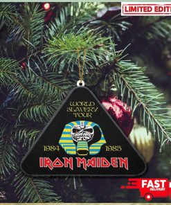 2D Iron Maiden World Slavery Tour 1984 1985 New Autumn Merch Store Christmas Gift 2023 Holiday Ornament