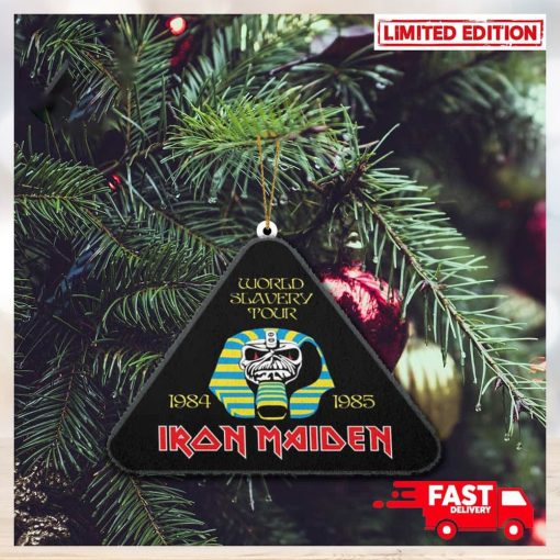 2D Iron Maiden World Slavery Tour 1984 1985 New Autumn Merch Store Christmas Gift 2023 Holiday Ornament