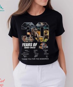 30 Years Of 1993 – 2023 Jurassic World Thank You For The Memories Unisex T Shirt