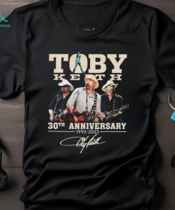 30th Anniversary Toby Keith Signatures Shirt, hoodie, sweater, long sleeve and tank top 30th Anniversary Toby Keith Signatures Shirt