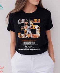 35 Brandon Crawford San Francisco Giants 2011 – 2023 Thank You For The Memories T Shirt