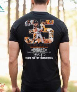 35 Brandon Crawford San Francisco Giants 2011 – 2023 Thank You For The Memories T Shirt