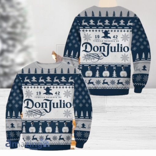 3D Don Julio Tequila Reservade 1942 Ugly Sweater Christmas Style Gift For Men And Women