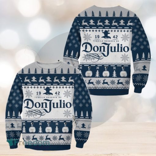 3D Don Julio Tequila Reservade 1942 Ugly Sweater Christmas