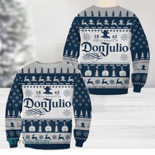 3D Don Julio Tequila Reservade 1942 Ugly Sweater Christmas