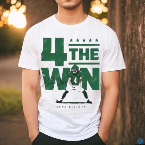 4 the win Jake Elliott signature shirt