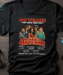 44 years 1979 – 2023 The dukes of Hazzard thank you for the memories Shirt, hoodie, sweater, long sleeve and tank top 44 years 1979 – 2023 The dukes of Hazzard thank you for the memories Shirt