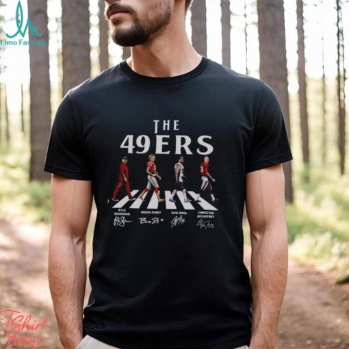 49ers Abbey Road Signatures 2023 Shirt