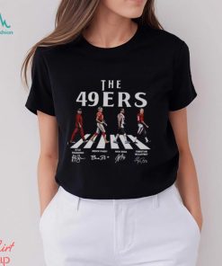 49ers Abbey Road Signatures 2023 Shirt