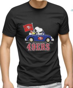 49ers Peanuts Snoopy And Woodstock Drive Car Shirt