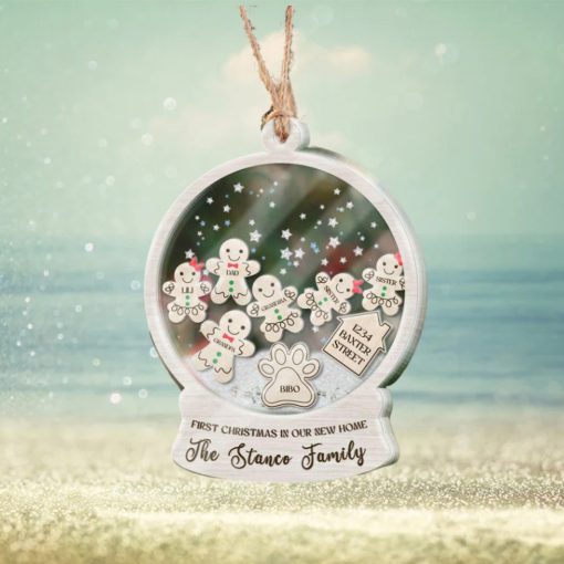 5 Layered Christmas Shaker Ornament