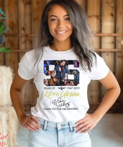 56 Years Of 1967 2023 Keith Urban Thank You For The Memories Shirt Vintage 90S Hoodie T Shirt
