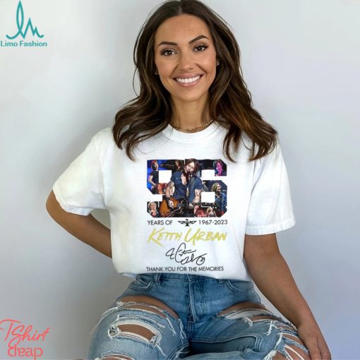 56 Years Of 1967 2023 Keith Urban Thank You For The Memories Shirt Vintage 90S Hoodie T Shirt