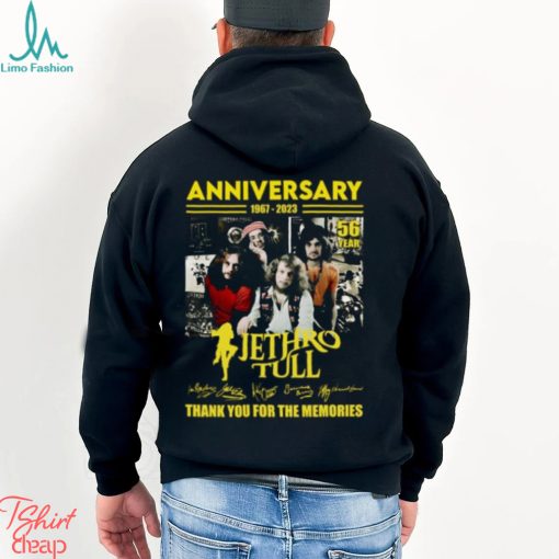56th Anniversary 1967 – 2023 Jethro Tull Thank You For The Memories Unisex T Shirt