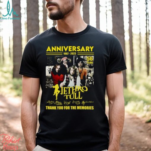 56th Anniversary 1967 – 2023 Jethro Tull Thank You For The Memories Unisex T Shirt