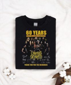 60 Years 1964 – 2024 Lynrd Skynyrd Thank You For The Memories T Shirt