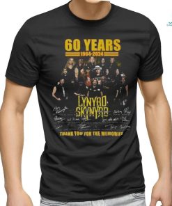 60 Years 1964 – 2024 Lynrd Skynyrd Thank You For The Memories T Shirt