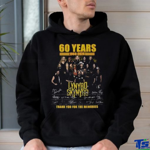 60 Years 1964 – 2024 Lynrd Skynyrd Thank You For The Memories T Shirt