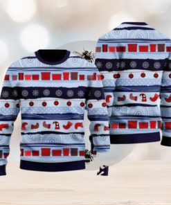 A Little Bit Fa La Funny Pattern Ugly Christmas Sweater Gift Knitting Sweater