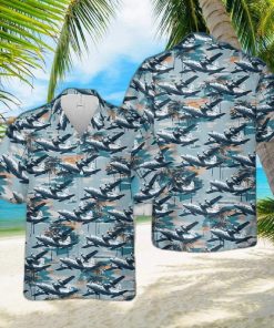 A Lockheed Wc 130h Of The 198th Airlift Squadron At Muniz Angb  San Juan Hawaiian Shirt