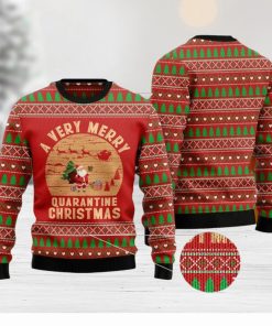 A Very Merry Quarantine Christmas Ugly Christmas Sweater For Men & Women