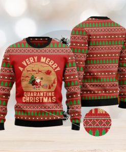 A Very Merry Quarantine Christmas Ugly Christmas Sweater For Men & Women