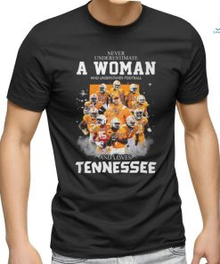 A Woman Loves Tennessee Volunteers Unisex T shirt