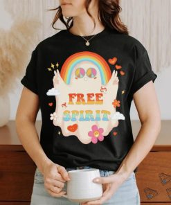 A ghost hippie Free spirit colorful shirt