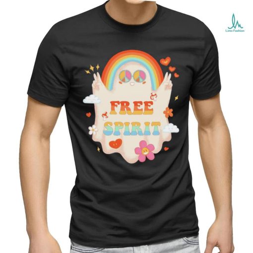 A ghost hippie Free spirit colorful shirt