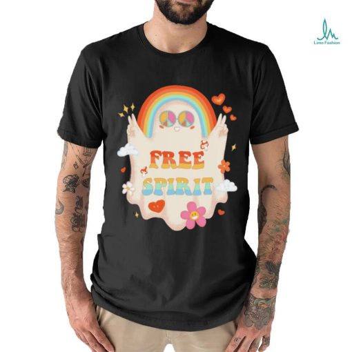 A ghost hippie Free spirit colorful shirt