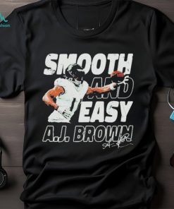 A.j. Brown Philadelphia Smooth And Easy Signature T shirts