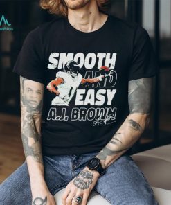 A.j. Brown Philadelphia Smooth And Easy Signature T shirts