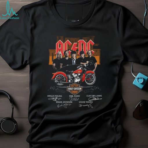 AC DC Motor Cycles Harley Davidson Shirt