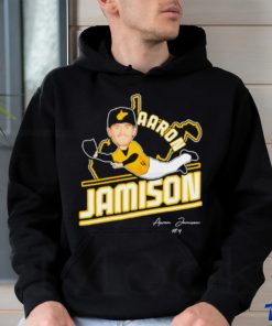 Aaron Jamison West Virginia University cartoon 2023 shirt